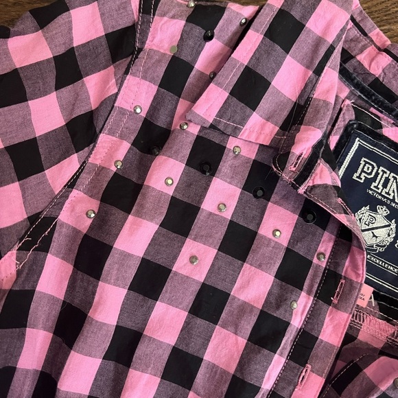 PINK Victoria's Secret Plaid Dress in Pink and Black - Picture 5 of 8